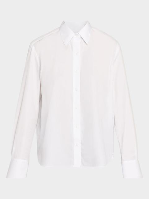 TWP Possetti Superfine Cotton Button-Front Shirt