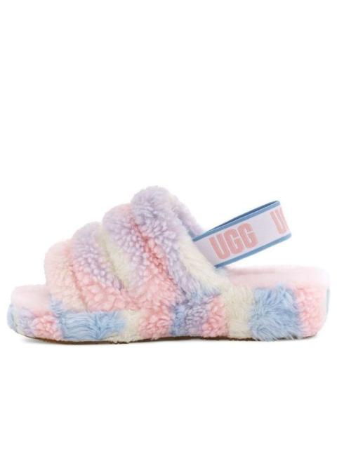 UGG (WMNS) UGG Fluff Yeah Slide Cali Collage 1120070-PSTR