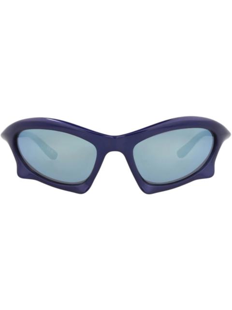 BALENCIAGA Balenciaga Shield-Frame Bio Injection Sunglasses Blue Blue Blue (BB0229S-30013404-006)