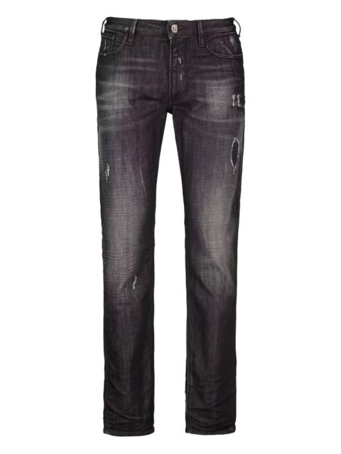 EMPORIO ARMANI distressed jeans