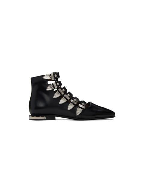 TOGA PULLA Black Buckle Boots