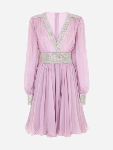 Dolce & Gabbana Short chiffon dress