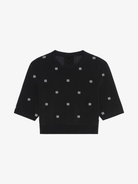 Givenchy CROPPED TOP IN 4G KNIT