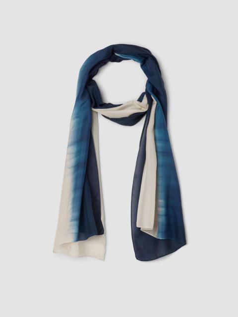 EILEEN FISHER Hand-Dyed Abstract Silk Scarf