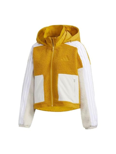 adidas (WMNS) adidas Urban BOA Short Knitted Jacket 'White Tan' GM1425