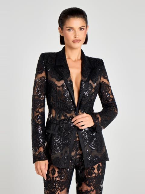NADINE MERABI Piper Black Blazer