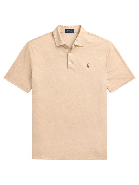 Polo Ralph Lauren Men's Cotton-Linen Oxford Polo Shirt - Classic Camel White