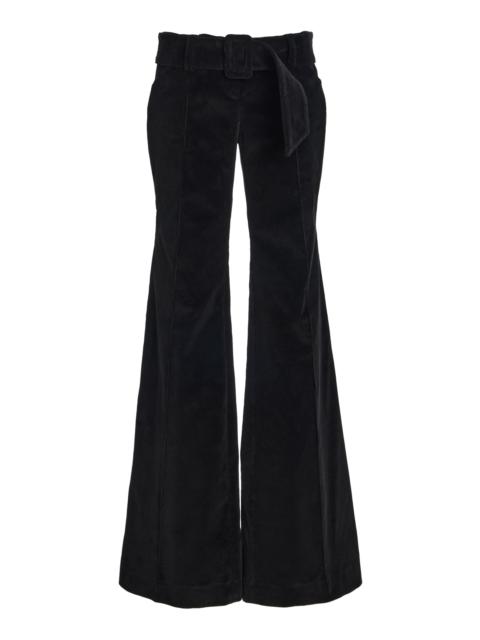 FRANÇOISE Clover Flared Cotton Pants