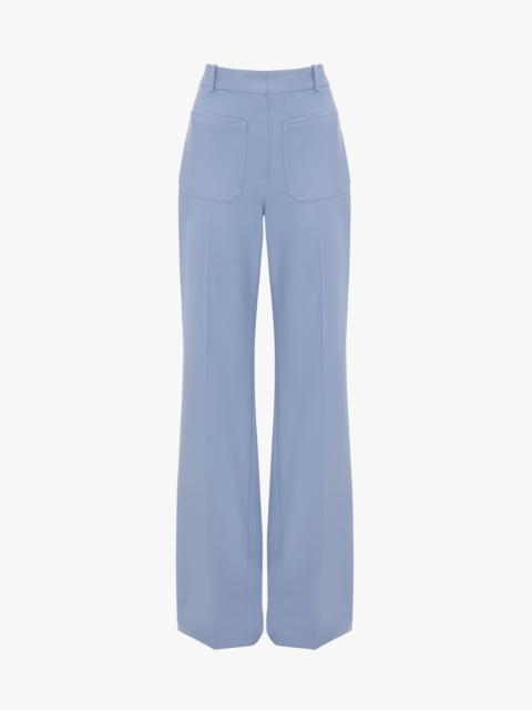 【税関/送料込】VICTORIA BECKHAM ★ 「アリナ」パンツ Victoria Beckham Alina Tailored Trouser In Seaweed | REVERSIBLE
