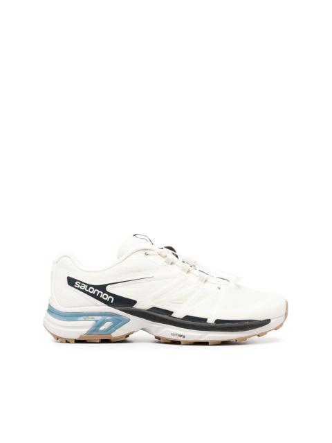 low-top logo trainers