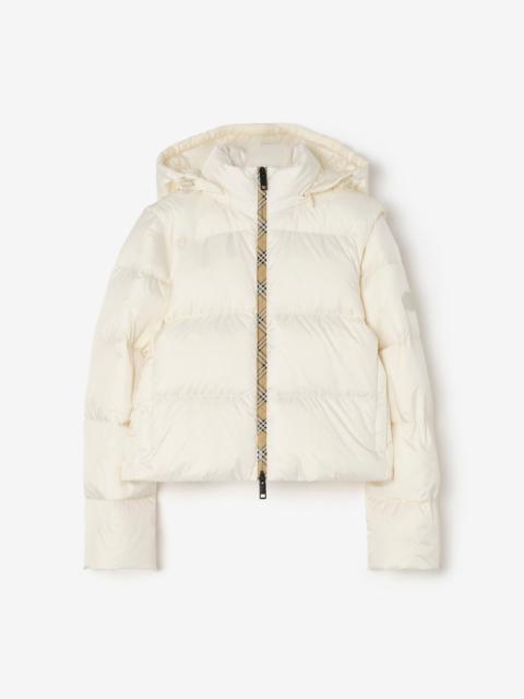 Burberry Detachable Sleeve Nylon Langdale Puffer Jacket