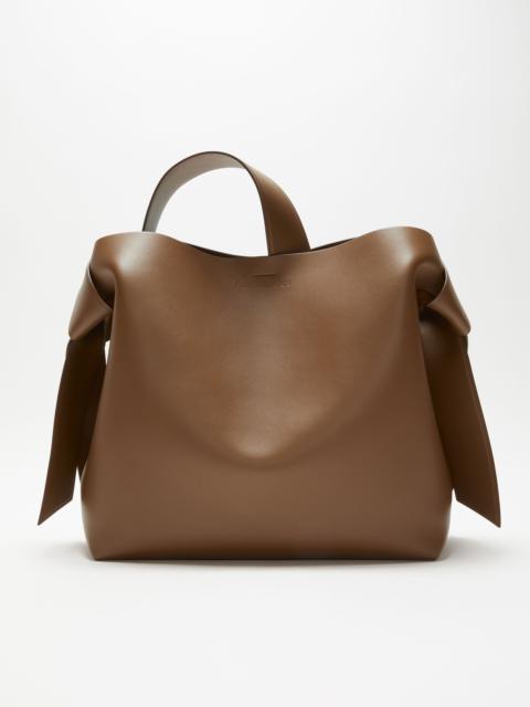 Musubi midi shoulder bag - Camel brown