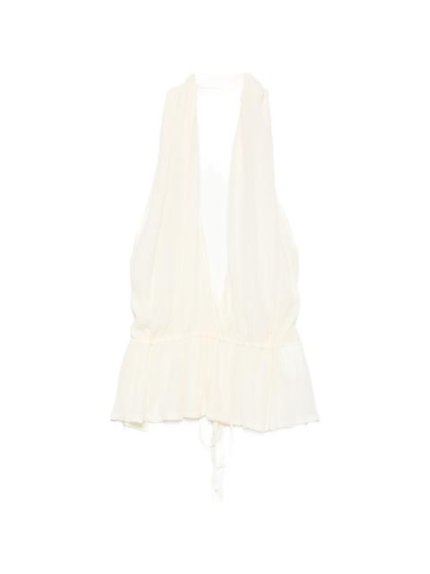 AYA MUSE Palli halterneck top