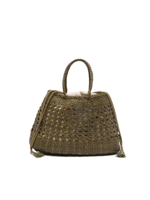 DRAGON DIFFUSION Santa Cano woven braided tote bag