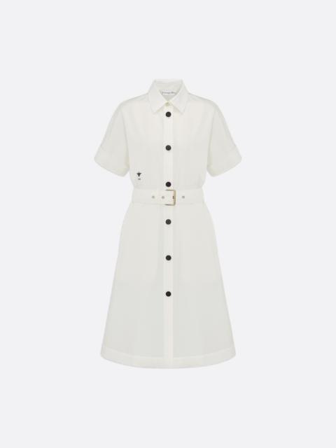 Dior MISS DIOR BELTED SHIRTDRESS ディオールの期間限定割引 Dior Belted Shirtdress | REVERSIBLE