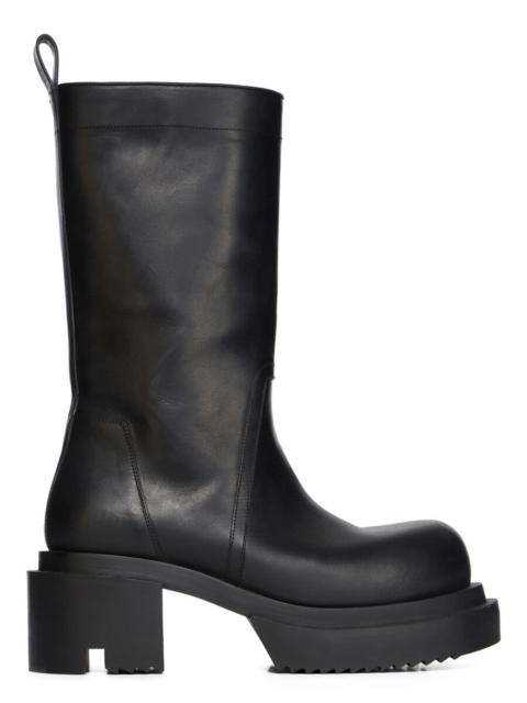 Rick Owens Black Hollywood Groppone Bogun Boots