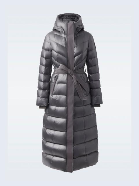 Mackage Madalyn Lustrous Light Down Jacket with Hood