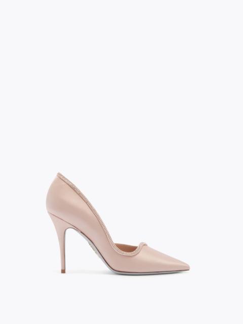RENE CAOVILLA ONDA NUDE PUMP 100