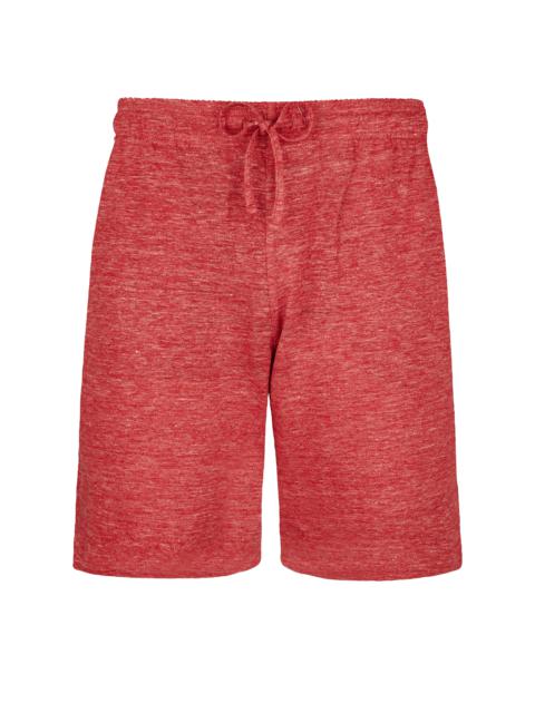 Vilebrequin Unisex Linen Bermuda Shorts Solid