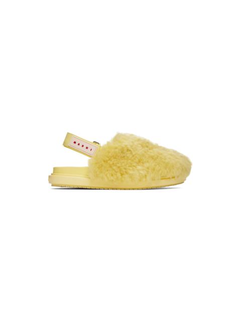 Yellow Sabot Strap Loafers