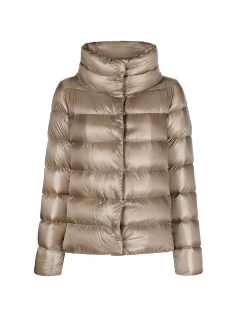 funnel-neck padded jacket