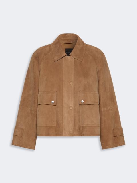 WEEKEND Max Mara ABITO Soft suede jacket - HAZELNUT BROWN