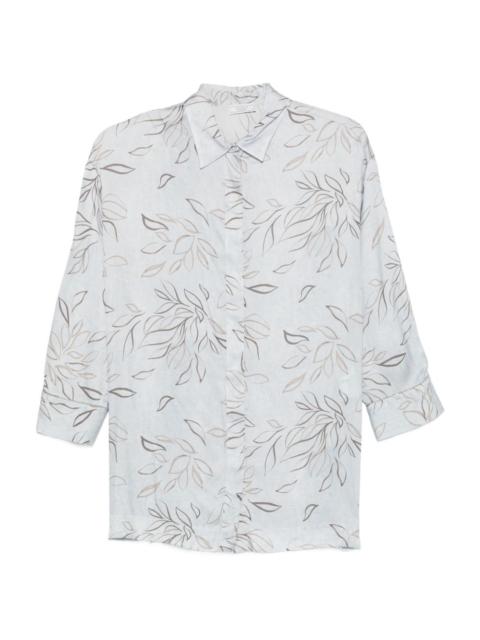 PESERICO floral-print shirt