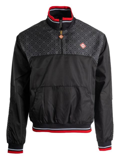 CASABLANCA Hybrid panelled track jacket