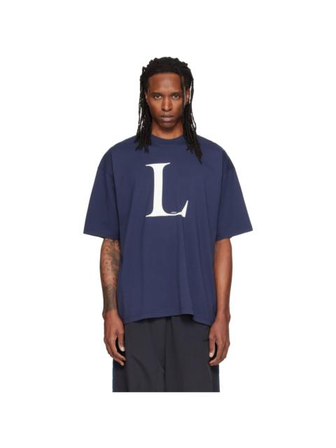 VETEMENTS Navy Oversized 'L-esbian' T-shirt