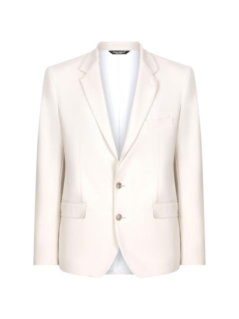 single-breasted notched-lapels blazer