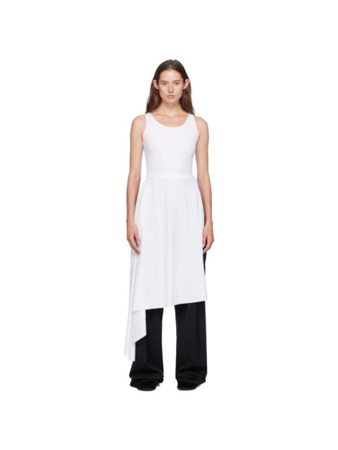 MARIE ADAM-LEENAERDT White 'Bathingsuit' Pareo Midi Dress