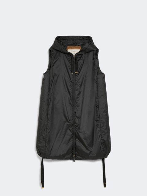 Max Mara Water-repellent canvas gilet - BLACK