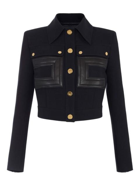 ELISABETTA FRANCHI crepe jacket