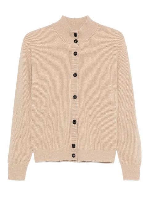 PESERICO drop-shoulder ribbed cardigan