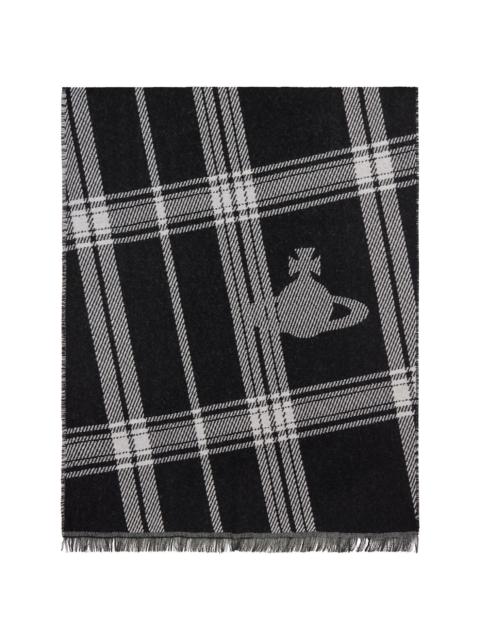Vivienne Westwood Black Wool Scarf