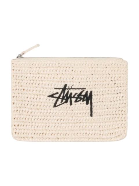 Stüssy Stussy Woven Zip Pouch Ivory