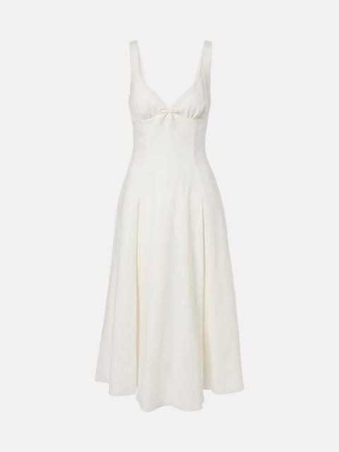 FAITHFULL Adalee linen midi dress