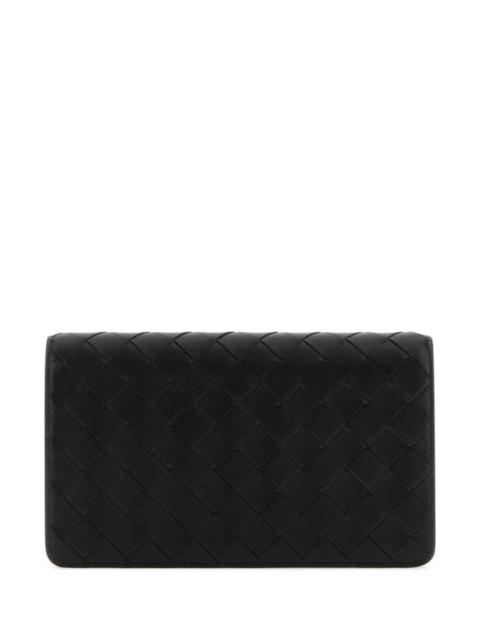 Black nappa leather pouch