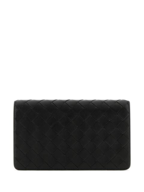 Bottega Veneta Black nappa leather pouch