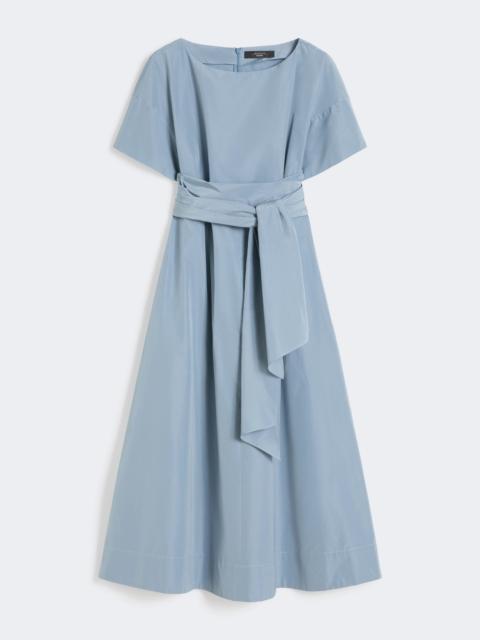 WEEKEND Max Mara Flared taffeta dress - LIGHT BLUE