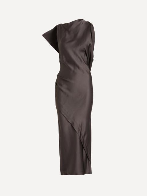Victoria Beckham Kyra Satin Midi Dress