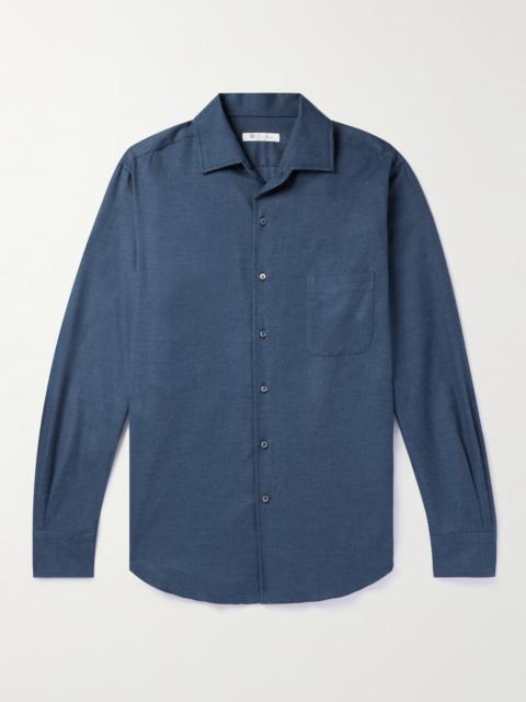 Loro Piana André Cotton-Flannel Shirt