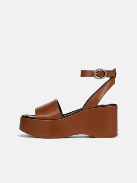 Vince Phillipa Leather Platform Sandal