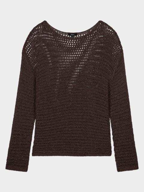 Rails Evangeline Open-Weave Sweater