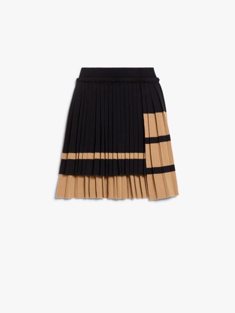 Max Mara SAVA Pleated knit skirt
