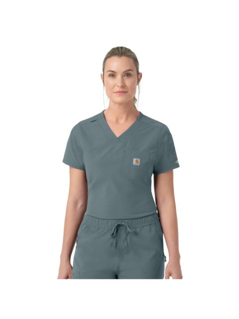 Carhartt Women's Rugged Flex FLD Tuck-in Scrub Top