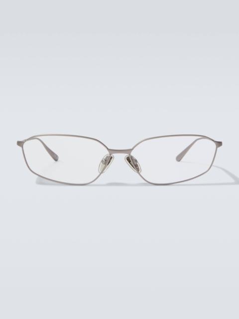 BALENCIAGA Editor rectangular glasses