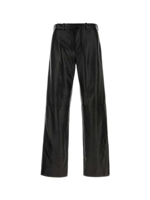 Black Nappa Leather Pant