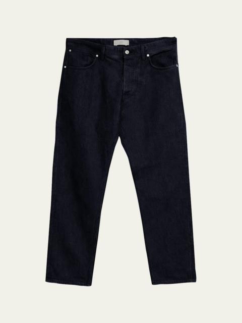 Stone Island Men's Cotton Denim Straight Leg Five-Pocket Pants