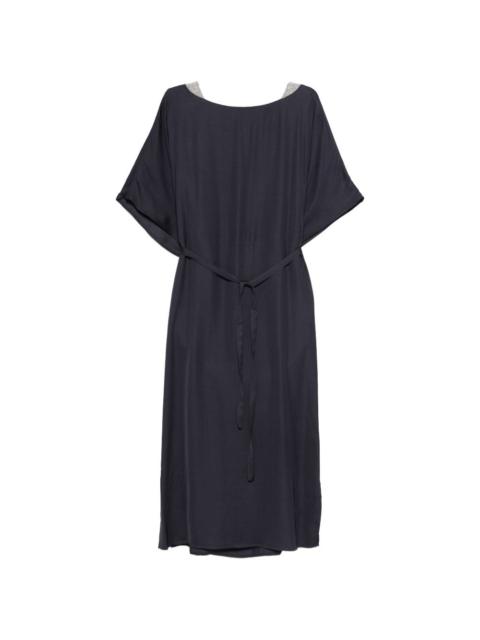 PESERICO embellished tie dress